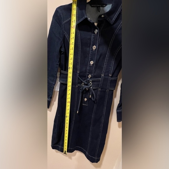White House Black Market WHBM Jean/Denim Dress. LIKE NEW 2P. - Picture 8 of 10